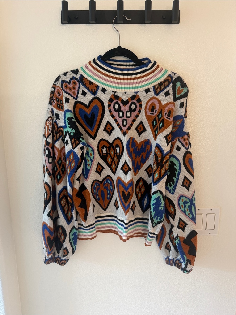 Farm Rio Like Heart Sweater